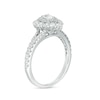 Thumbnail Image 2 of Previously Owned - 1 CT. T.W. Pear-Shaped Diamond Double Frame Engagement Ring in 14K White Gold