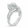 Thumbnail Image 2 of Previously Owned - 1 CT. T.W. Marquise Diamond Frame Bridal Set in 14K White Gold