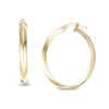 Thumbnail Image 1 of Previously Owned - 30.0mm Knife Edge Tube Hoop Earrings in 10K Gold