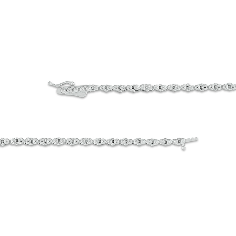 1/2 Ct. T.W. Diamond S Tennis Necklace in Sterling Silver - 17