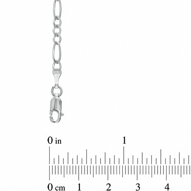 020 Gauge Rope Chain Necklace in 14K White Gold - 22