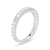 Thumbnail Image 1 of Previously Owned - Vera Wang Love Collection 1/2 CT. T.W. Diamond Satin Wedding Band in 14K White Gold