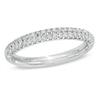 Thumbnail Image 1 of Previously Owned - Vera Wang Love Collection 3/8 CT. T.W. Diamond Two Row Band in 14K White Gold