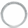 Thumbnail Image 2 of Previously Owned - Vera Wang Love Collection 3/8 CT. T.W. Diamond Two Row Band in 14K White Gold