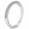 Thumbnail Image 3 of Previously Owned - Vera Wang Love Collection 3/8 CT. T.W. Diamond Two Row Band in 14K White Gold