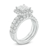 Thumbnail Image 2 of Previously Owned - 3 CT. T.W. Quad Princess-Cut Diamond Frame Bridal Set in 14K White Gold