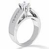 Thumbnail Image 2 of Previously Owned - 3/4 CT. T.W. Princess-Cut Diamond Solitaire Wide Band in 14K White Gold