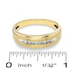 Thumbnail Image 2 of Previously Owned Men's 1/10 CT. T.W. Diamond Wedding Band in 10K Gold
