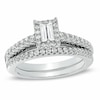 Thumbnail Image 0 of Previously Owned - 5/8 CT. T.W. Baguette Diamond Bridal Set in 14K White Gold