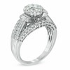 Thumbnail Image 1 of Previously Owned - 1-1/4 CT. T.W. Diamond Cluster Engagement Ring in 10K White Gold
