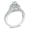 Thumbnail Image 1 of Previously Owned - Celebration Grand® 1 CT. T.W. Diamond Double Frame Engagement Ring in 14K White Gold (H-I/I1)