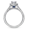 Thumbnail Image 2 of Previously Owned - Vera Wang Love Collection 1 CT. T.W. Diamond Frame Engagement Ring in 14K White Gold