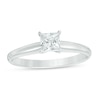 Thumbnail Image 1 of Previously Owned - 1/2 CT. Princess-Cut Diamond Solitaire Engagement Ring in 14K White Gold (I/SI2)