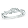 Thumbnail Image 1 of Previously Owned - Cherished Promise Collection™ Diamond Accent Twist Bypass Ring in Sterling Silver