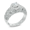 Thumbnail Image 1 of Previously Owned - 1 CT. T.W. Diamond Vintage-Style Frame Engagement Ring in 14K White Gold