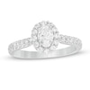 Thumbnail Image 0 of Previously Owned - Love's Destiny by Zales 1 CT. T.W. Diamond Scallop Engagement Ring in 14K White Gold (I/SI2)