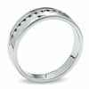 Thumbnail Image 2 of Previously Owned - Men's 1/4 CT. T.W. Channel Set Diamond Wedding Band in 14K White Gold