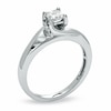 Thumbnail Image 2 of Previously Owned - 1/2 CT. T.W. Princess-Cut Diamond Twist Solitaire Engagement Ring in 14K White Gold