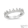 Thumbnail Image 0 of Previously Owned - Enchanted Disney Princess 1/6 CT. T.W. Diamond Tiara Wedding Band in 14K White Gold