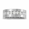 Thumbnail Image 1 of Previously Owned - Men's 1/2 CT. T.W. Diamond Five Stone Band in 14K White Gold