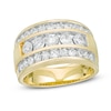 Thumbnail Image 0 of Previously Owned - Men's 2 CT. T.W. Diamond Five Stone Triple Row Ring in 10K Gold