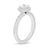 Thumbnail Image 2 of Previously Owned - Vera Wang Love Collection 1 CT. T.W. Diamond Frame Engagement Ring in 14K White Gold