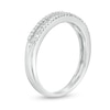 Thumbnail Image 2 of Previously Owned - 1/4 CT. T.W. Baguette and Round Diamond Multi-Row Band in 14K White Gold
