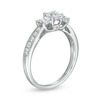 Thumbnail Image 2 of Previously Owned - 1 CT. T.W. Princess-Cut Diamond Past Present Future® Engagement Ring in 10K White Gold