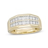 Thumbnail Image 0 of Previously Owned - Men's 3/4 CT. T.W. Diamond Double Row Wedding Band in 10K Gold