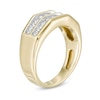 Thumbnail Image 2 of Previously Owned - Men's 3/4 CT. T.W. Diamond Double Row Wedding Band in 10K Gold