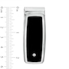 Thumbnail Image 1 of Previously Owned - Men's Diamond Accent Black Enameled Money Clip in Stainless Steel