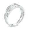 Thumbnail Image 1 of Previously Owned - Men's 1/2 CT. T.W. Diamond Wedding Band in 10K White Gold