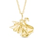 Thumbnail Image 1 of Previously Owned - Origami Swan Pendant in 14K Gold