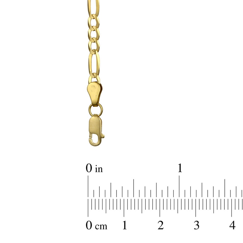 Previously Owned - Ladies' 3.2mm Figaro Chain Necklace in 14K Gold - 28