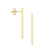 Thumbnail Image 0 of Previously Owned - Linear Bar Drop Earrings in 14K Gold