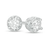 Thumbnail Image 0 of Previously Owned - 1/6 CT. T.W. Diamond Solitaire Stud Earrings in Sterling Silver
