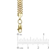 Thumbnail Image 1 of Previously Owned - Ladies' 5.45mm Double Row Curb Chain Bracelet in 10K Gold - 7.25"