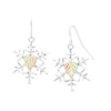 Thumbnail Image 1 of Previously Owned - Black Hills Gold Snowflake Drop Earrings in Sterling Silver