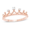 Thumbnail Image 0 of Previously Owned - 1/20 CT. T.W. Diamond Tiara Ring in 10K Rose Gold