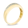 Thumbnail Image 2 of Previously Owned - Men's 1/4 CT. T.W. Diamond Slant Wedding Band in 10K Gold