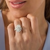 Thumbnail Image 2 of Previously Owned - Ever Us® 2 CT. T.W. Two-Stone Diamond Bypass Frame Ring in 14K White Gold