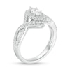 Thumbnail Image 2 of Previously Owned - 3/4 CT. T.W. Marquise Diamond Frame Twist Shank Engagement Ring in 14K White Gold