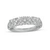 Thumbnail Image 1 of Previously Owned - Marilyn Monroe™ Collection 1/2 CT. T.W. Diamond Geometric Anniversary Band in 14K White Gold