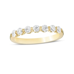 Previously Owned - 1/2 CT. T.W. Diamond Seven Stone Anniversary Band in 14K Gold