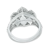 Thumbnail Image 3 of Previously Owned 1-1/2 CT. T.W. Marquise Diamond Frame Past Present Future® Ring in 14K White Gold