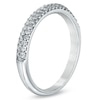 Thumbnail Image 3 of Previously Owned Vera Wang Love Collection 3/8 CT. T.W. Diamond Two Row Band in 14K White Gold