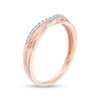 Thumbnail Image 3 of Previously Owned 1/10 CT. T.W. Diamond Contour Anniversary Band in 14K Rose Gold