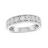 Thumbnail Image 1 of Previously Owned 1/2 CT. T.W. Diamond Nine Stone Vintage-Style Anniversary Band in 10K White Gold