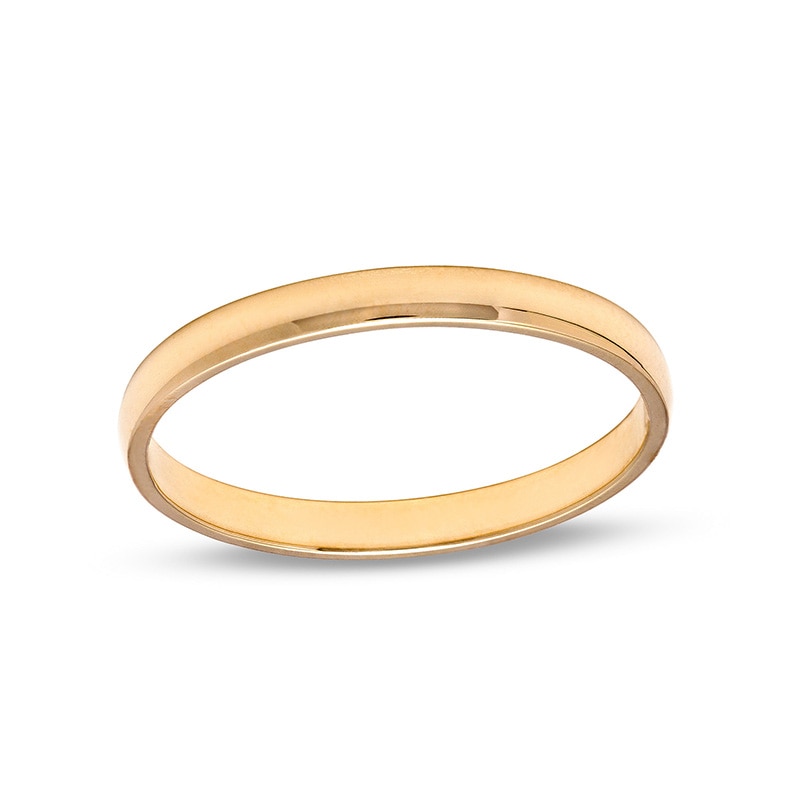 Main Image 1 of Previously Owned 2.0mm Low Dome Comfort-Fit Wedding Band in 10K Gold