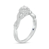 Thumbnail Image 2 of Previously Owned - 1/5 CT. T.W. Diamond Frame Twist Shank Promise Ring in 10K White Gold